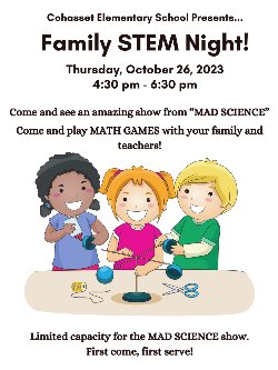 Math Night Flyer - English